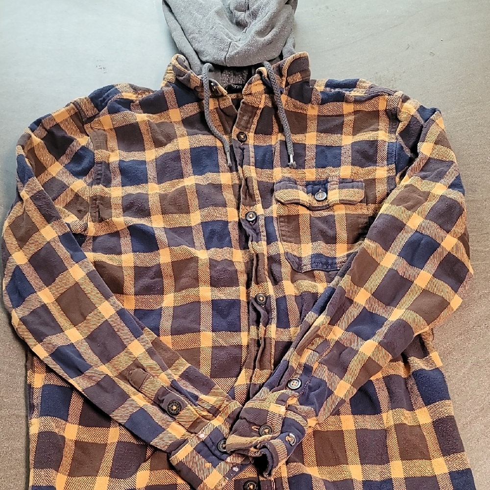 George Casual Button Down Shirt Blue and Tan